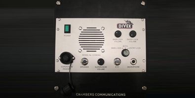 2 channel diver radio communications