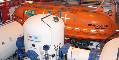 Hyperbaric rescue facilities